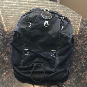Black Osprey Flair 24 liter daypack/backpack